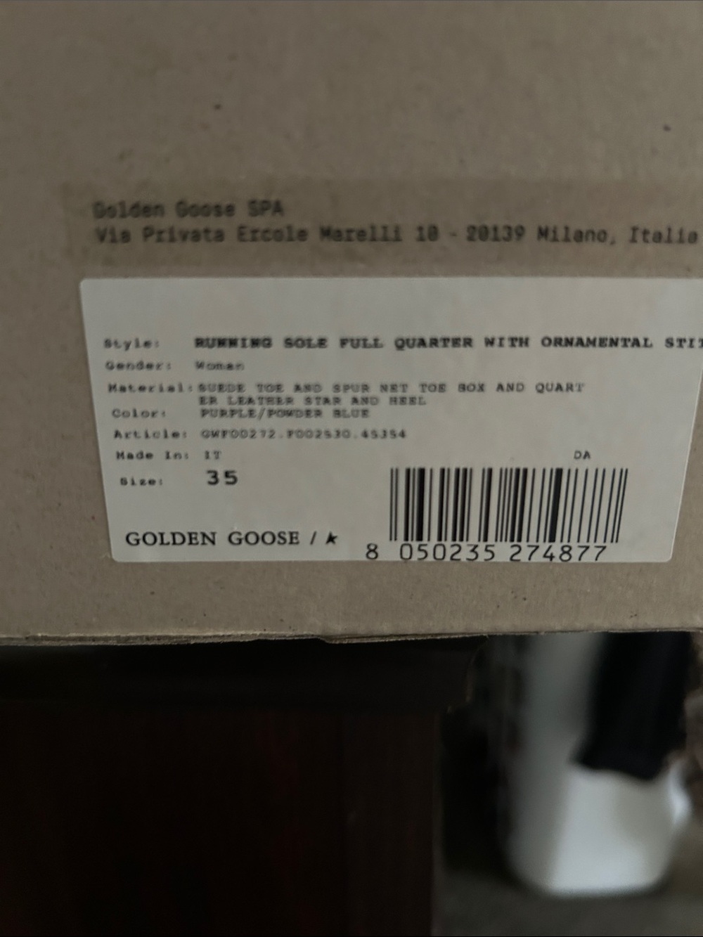 GOLDEN GOOSE RUNNING SNEAKERS - Picture 4 of 4